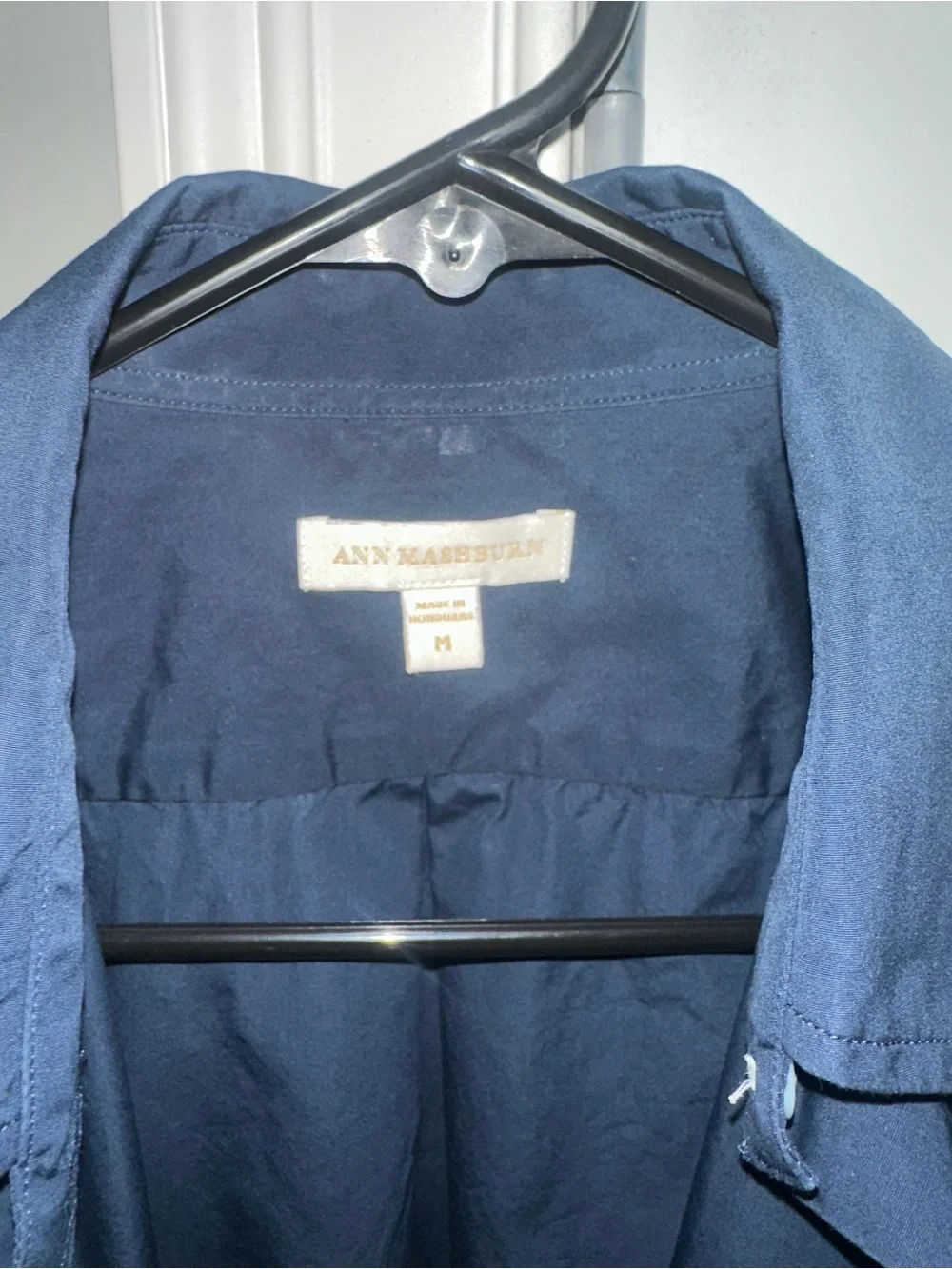 ANN MASHBURN Navy Button-Down Shirt - Picture 4 of 4